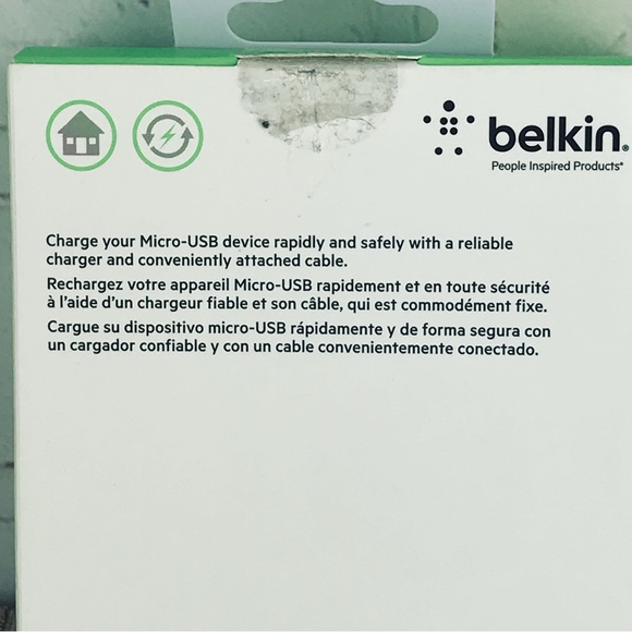 Open Box: Belkin- Charger and USB cord - Picture 3 of 4